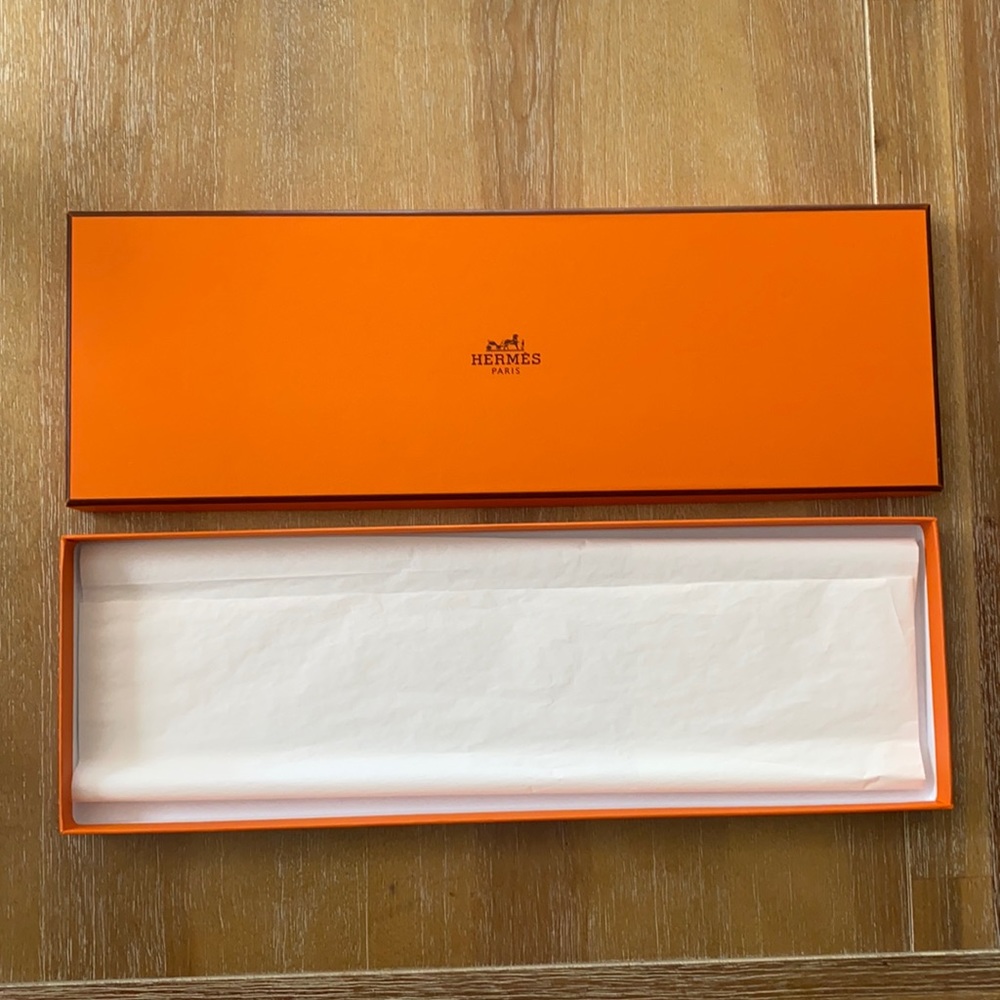 Hermes Tie Box with Tissue